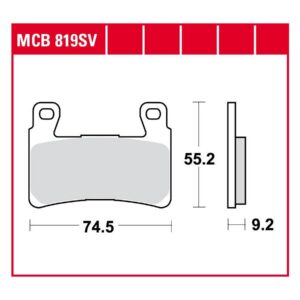 Sinter Street Replacement Brake Pads Sinter Front