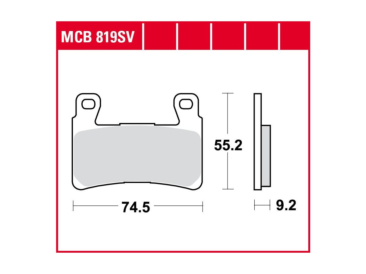 Sinter Street Replacement Brake Pads Sinter Front