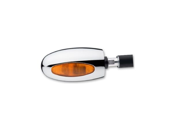 BL 1000 Halogen Bar End Turn Signal Polished Orange Halogen