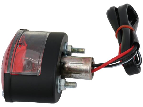 Micro Cateye Taillight Without license plate bracket Black Dual Filament — изображение 2