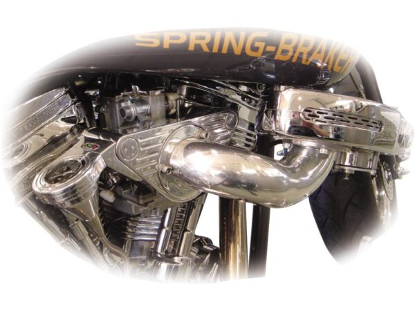 Twisted Manifold for Kuyakyn Hypercharger Chrome — изображение 2