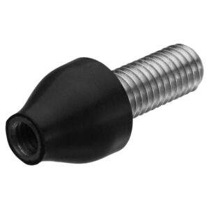 Micro 1000 and Micro Rhombus Flexible Rubber Adapter Length: 20 mm Black