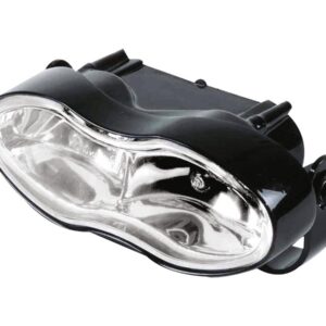 Wave High Beam and Fog Light Clear Lens Black H3