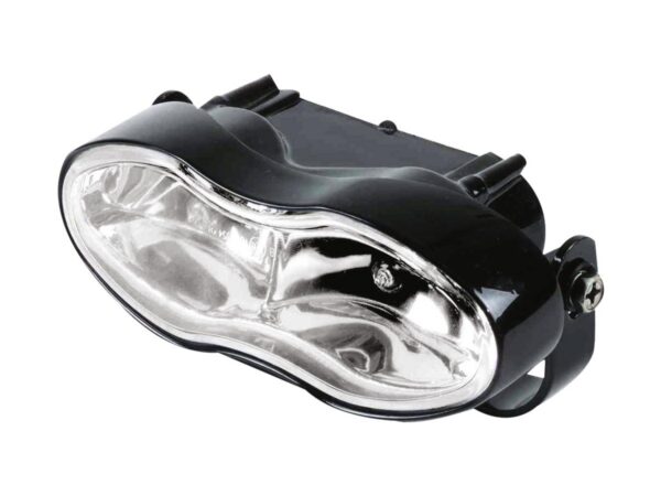 Wave High Beam and Fog Light Clear Lens Black H3