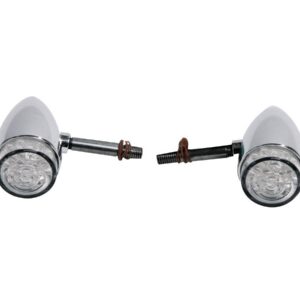 Bullet LED Turn Signal Aluminium Clear LED