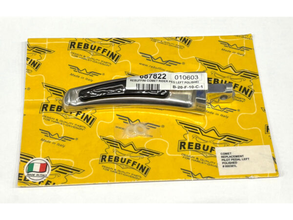 REBUFFINI COMET RIDER PEG LEFT POLISHED
