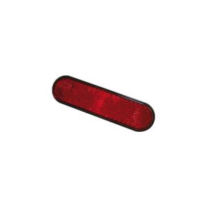 Round Edge Reflector with 2 Mounting Studs Red