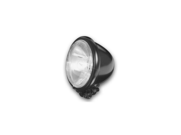 Bates Style 5 3/4" Headlight Black Halogen
