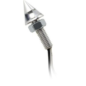 Cone License Plate Light Chrome