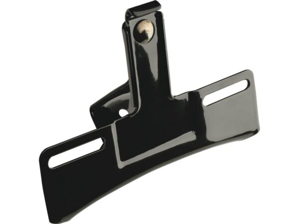 OEM-Style Top Mount License Plate Bracket 3-hole Black