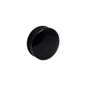 Round Air Cleaner Black