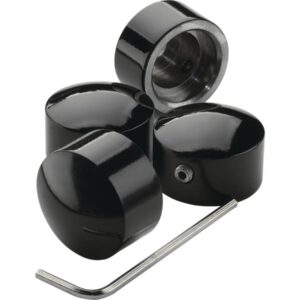 Plain Head Bolt Cover Black
