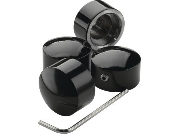 Plain Head Bolt Cover Black