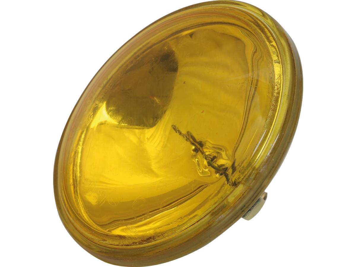 Halogen 4 1/2" Sealed Beam Insert Amber Non-Fluted 30W Amber Halogen 30 W