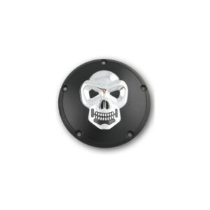 Skull Derby Cover 3-hole Black Chrome