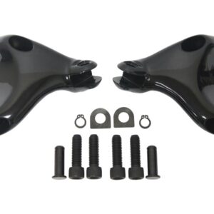 Passenger Peg Mounts for Sportster Black Powder Coated
