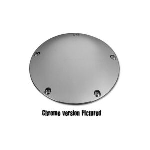 Domed 5-Hole Derby Cover for Big Twins 5-hole Black Wrinkled