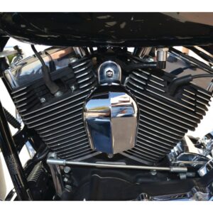 Black Hi-Lighted Finned Headbolt Covers