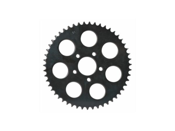 Sealed Bearing Wheel Rear Sprocket 51 Teeth, 6mm Offset Black