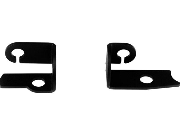 Front Turn Signal Bracket Black Powder Coated