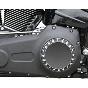 Drilled Clutch Cover 5-hole Bi-Color Anodized
