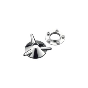 Vintage Spinner Axle Cover Aluminium Polished
