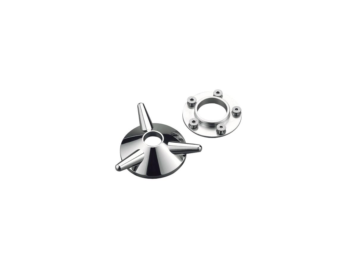 Vintage Spinner Axle Cover Aluminium Polished