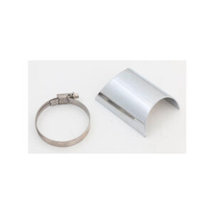 REAR STRAIGHT E3 HEATSHIELD S/S CHR. Heat Shield Rear