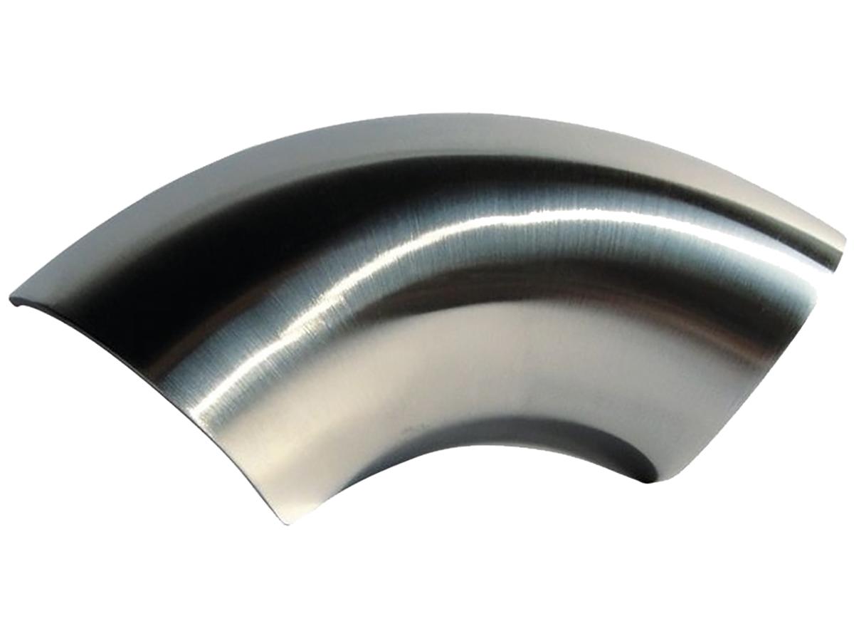 Curved Hot Shot Pipes E2 Heat Shield for Sportster Models Smooth Polished
