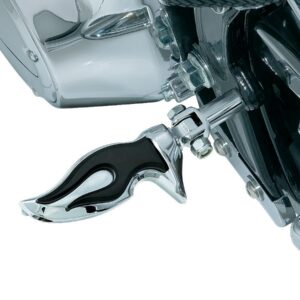 Flamin Foot Pegs Chrome