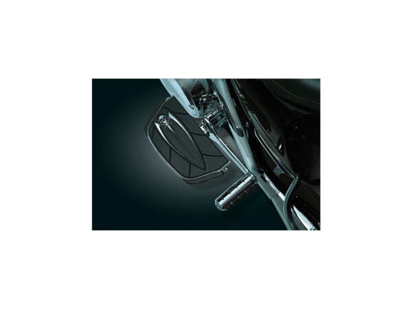 Zombie Passenger Floorboard Insert for HD D-Shaped Boards Chrome — изображение 2