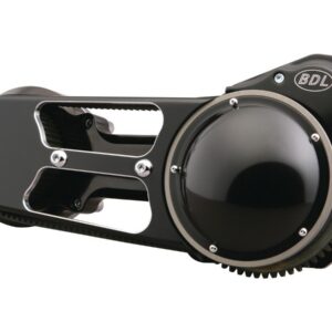 BDL 2 Inch Open Belt Drive 52 Tooth Front/69 Tooth Rear, 142 Tooth 2" Belt Black Anodized