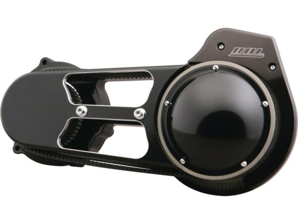 BDL 2 Inch Open Belt Drive 52 Tooth Front/69 Tooth Rear, 142 Tooth 2" Belt Black Anodized