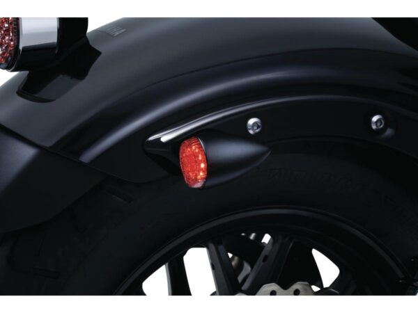 Torpedo LED Turn Signal/Taillight/Brake Light Black Satin Clear LED — изображение 2
