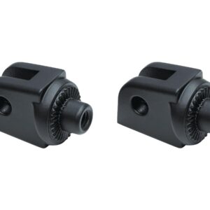 Splined Peg Adapters Black, Satin