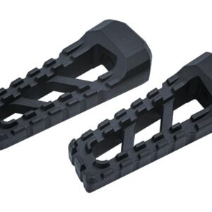 Riot Footpegs without Adapter Black, Satin