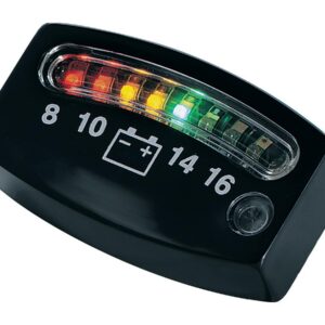 Led Battery Gauge, Black LED Battery Gauge