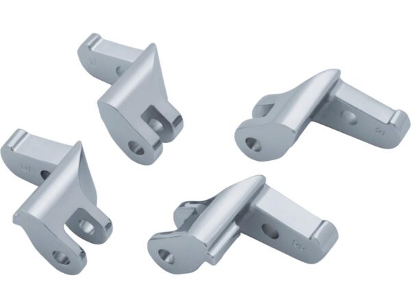 Driver Floorboard Relocation Brackets Chrome — изображение 2