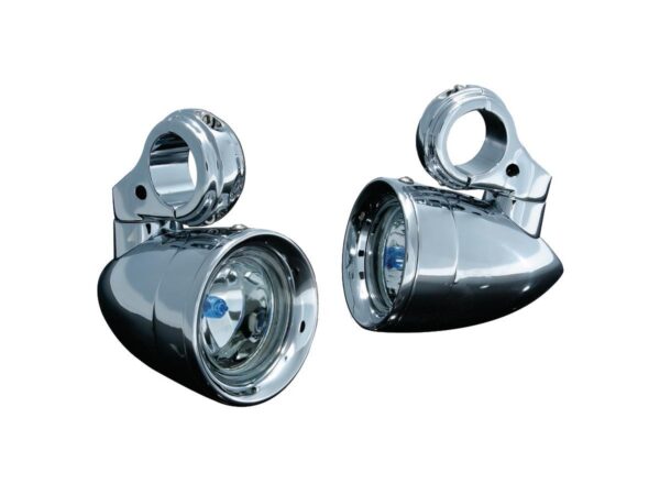 Engine Guard Mounted 3" Driving Light Chrome Halogen