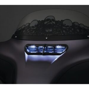 Fairing Vent Accent Light Chrome LED