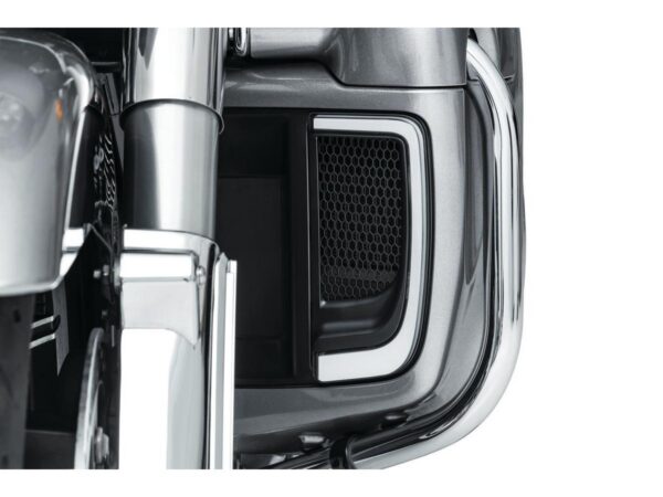 LED Tracer Fairing Lower Grills Black Satin White LED — изображение 2