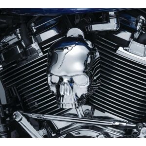 Skull Horn Covers Chrome
