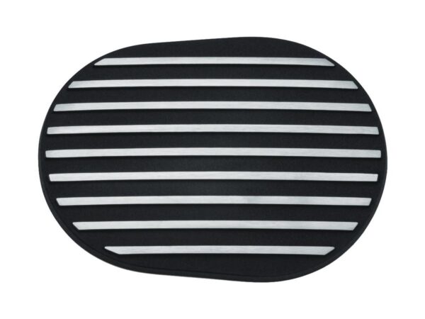 Finned Front Primary Accent Black Satin