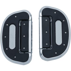 Heavy Industrie Passenger Floorboards without Adapters Chrome