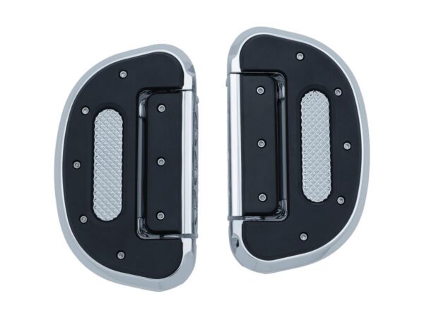 Heavy Industrie Passenger Floorboards without Adapters Chrome