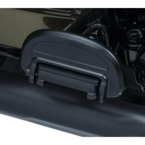 Heavy Industrie Passenger Floorboards without Adapters Black, Satin
