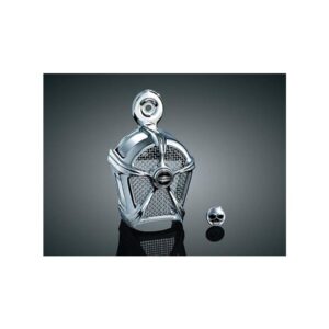 Mach 2 Horn Cover With chrome mesh Chrome