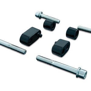 Driver Floor Board Spacers Gloss Black
