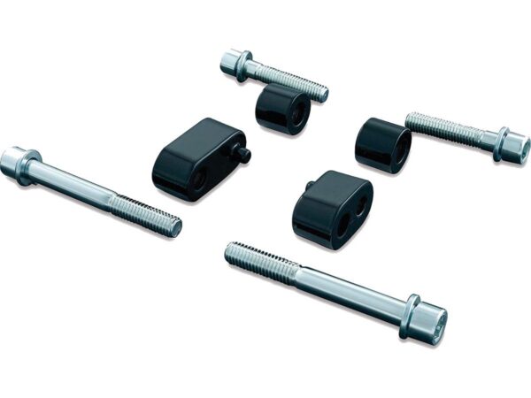 Driver Floor Board Spacers Gloss Black