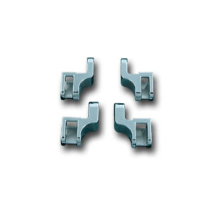 Driver Floorboard Relocation Brackets Chrome